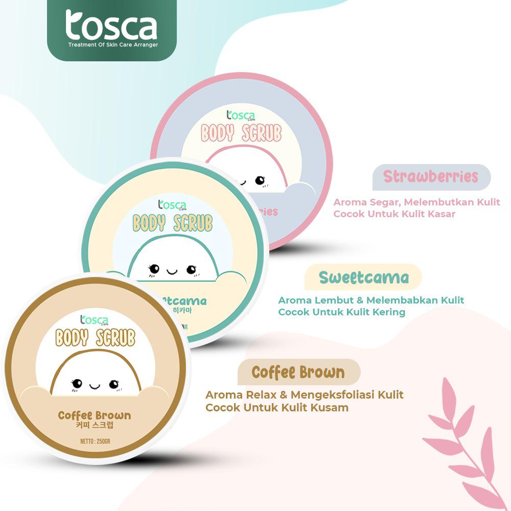 Body Scrub Tosca Lulur Badan Melembabkan dan Menghaluskan Kulit