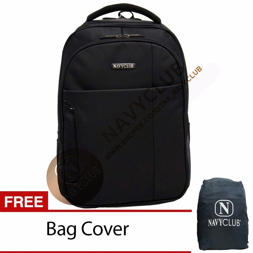 Tas Ransel Laptop/Travel/Sekolah Navy Club 8232 - Black