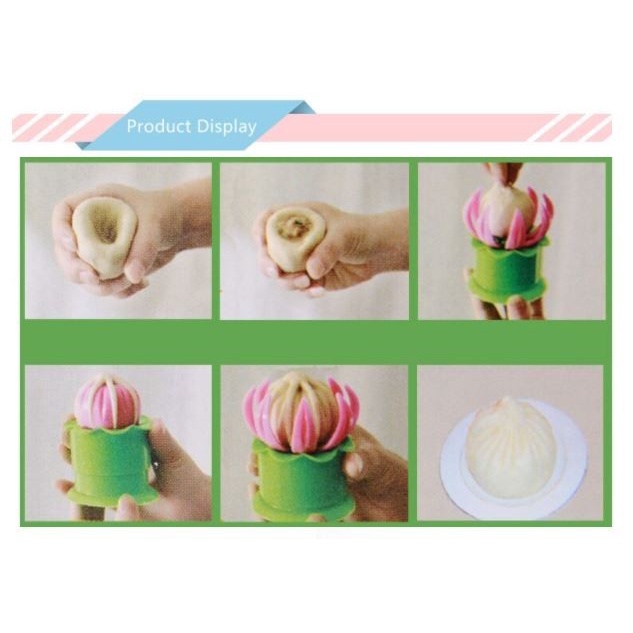 CETAKAN BAKPAO BAKPAU / ALAT CETAK BUN MANTAU MANTAO MOLD FLOWER