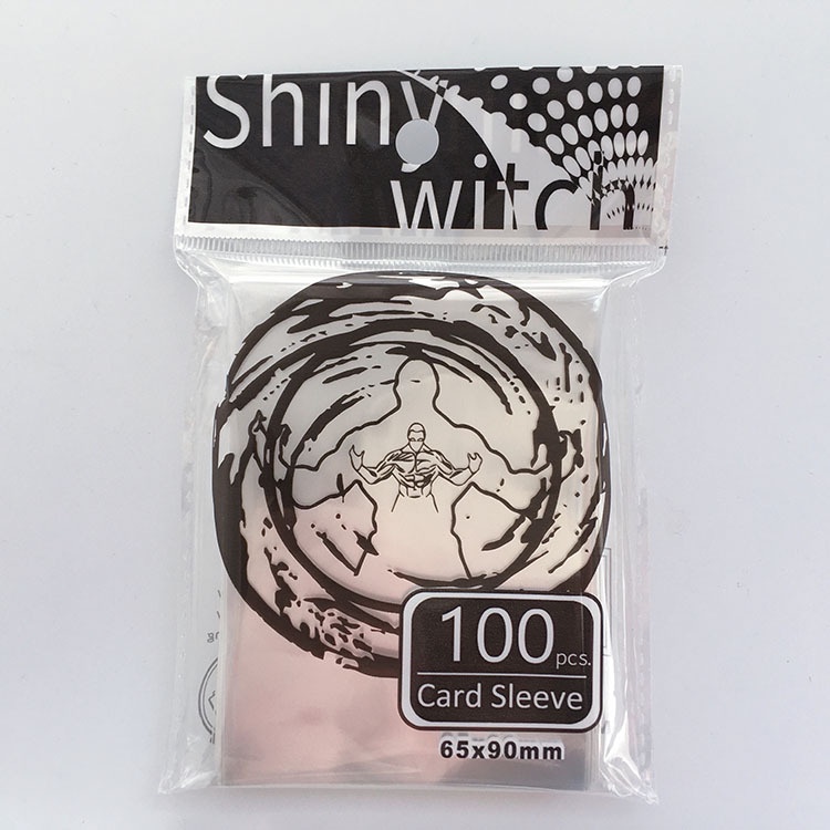 100pcs Kantong Plastik Transparan Untuk Pelindung Kartu Foto DIY YGO MTG