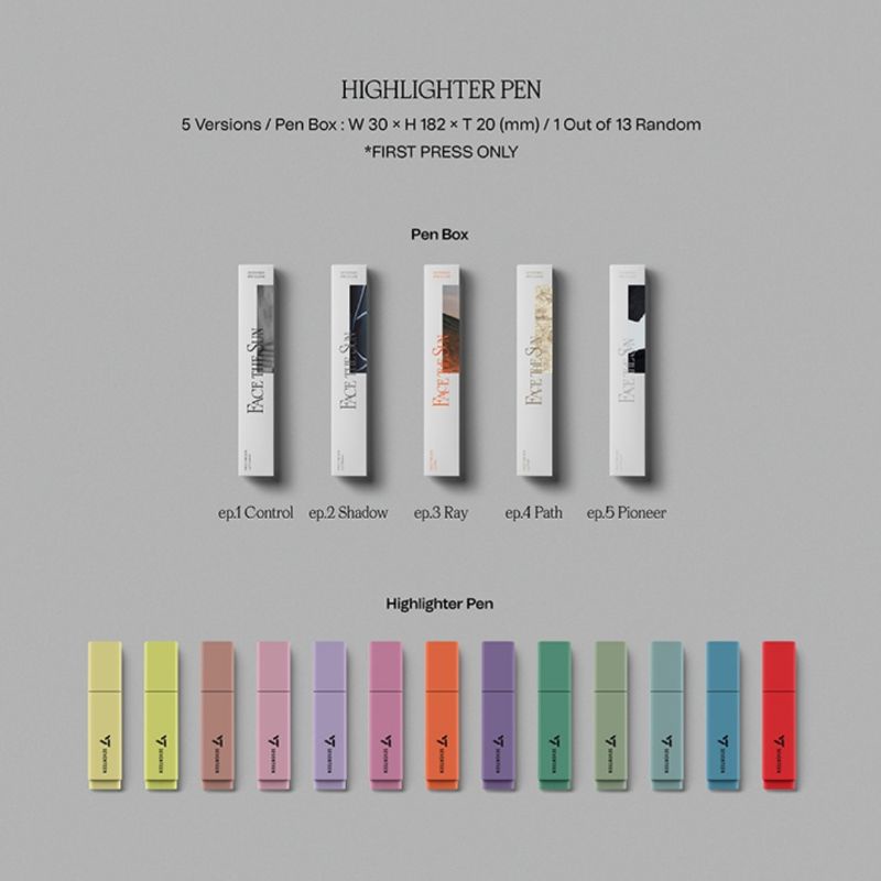 Highlighter Face the sun seventeen