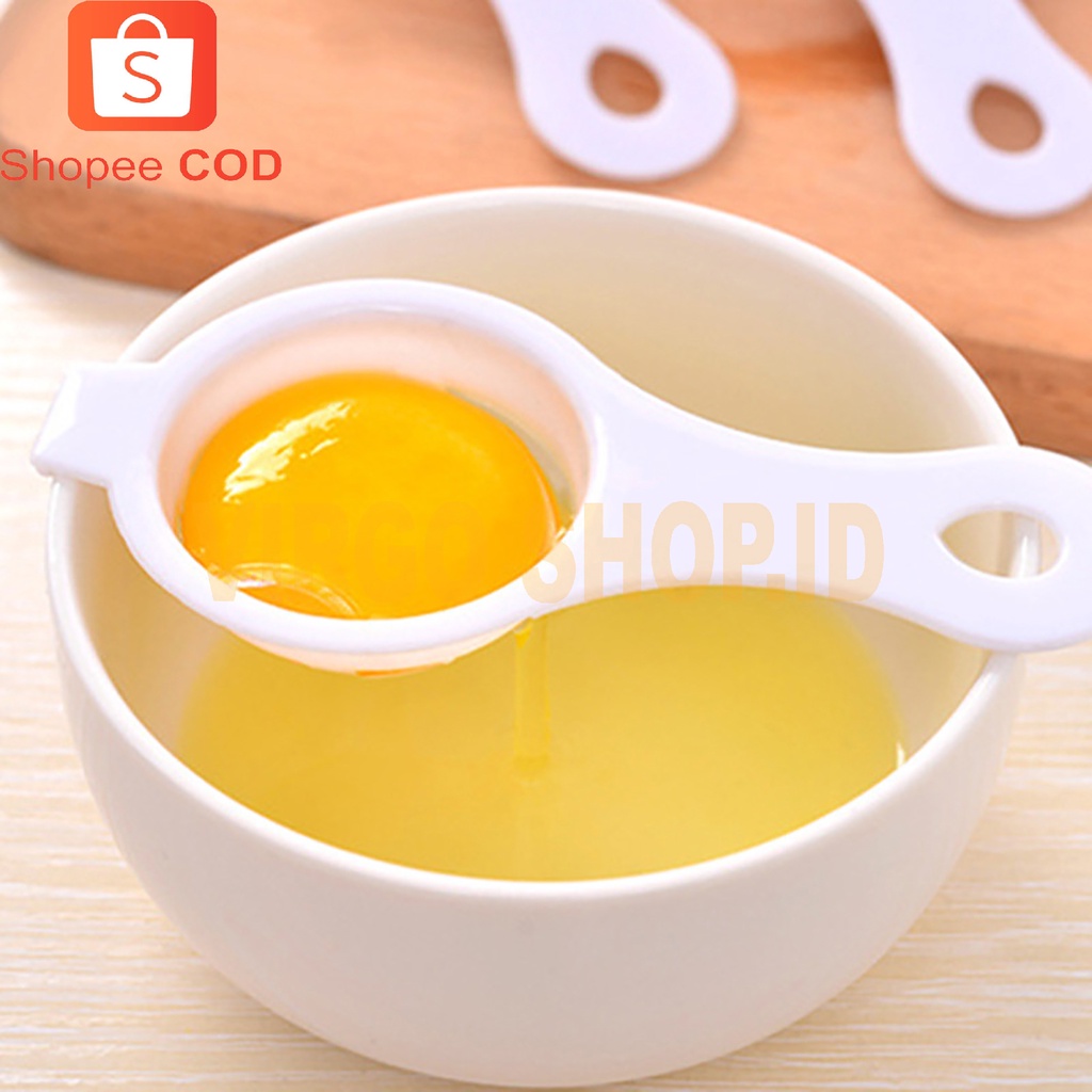 Sendok Alat Pemisah Putih Kuning Telur Telor Egg White Separator Saringan Saring Sederhana Praktis