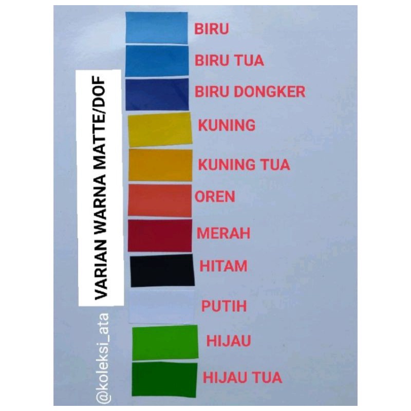 SKOTLITE/STIKER AKUARIUM/STIKER AQUARIUM/STIKER MOTOR  POLOS REDY SEMUA WARNA