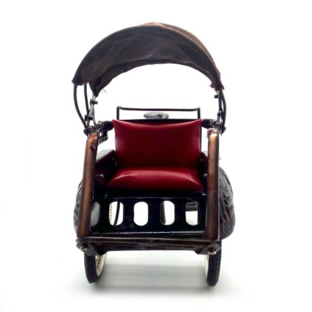 Miniatur Becak Jawa / Becak Jogja / Becak Surabaya