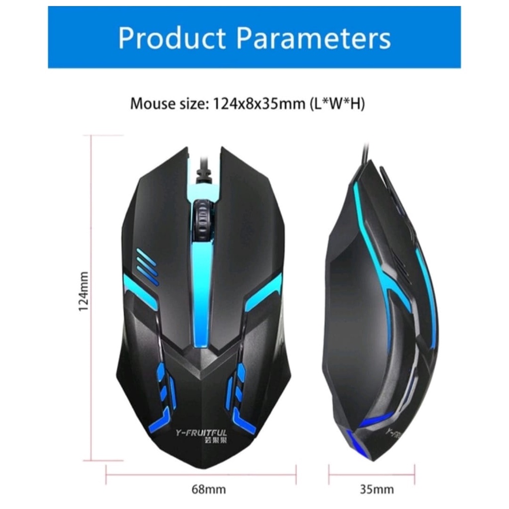 Mouse Gaming Kabel X1 Wired Optical-Mouse Gaming RGB Gaming-Mouse Gamers-Mouse Kabel USB-Mouse Wired Optical Mouse 1200 DPI-Mouse Untuk PC Komputer-Laptop&amp;Windows,Linux,Mac Os