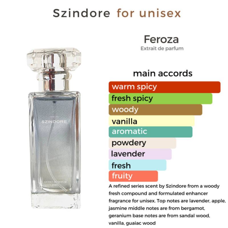 FEROZA *Original* Szindore Feroza extrait de parfum FOR UNISEX