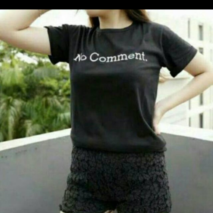 LILIYSHOP19 TSHIRT NO COMMENT TUMBLER TEE