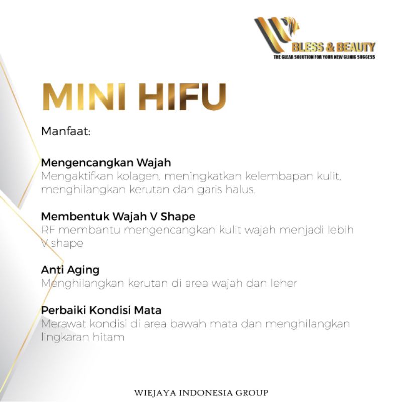 Alat Terapi Ultrasonic Mini HIFU Anti Aging Menyamarkan Mata Panda Kerutan