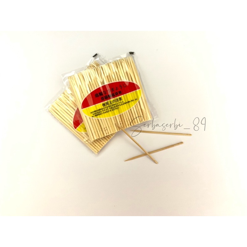 Refill tusuk gigi bambu higenis toothpick refill