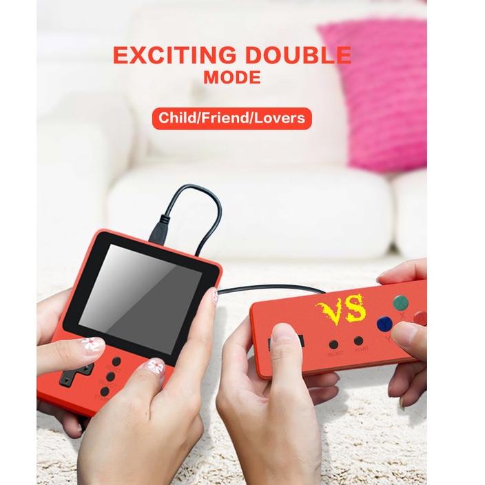 (TREN TERBARU) Gameboy Retro 500 In 1 SUP Dual Stick Mini Game Boy Portable