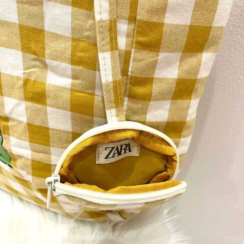 ZRA KIDS / CHECK PRINT TOTE BAG
