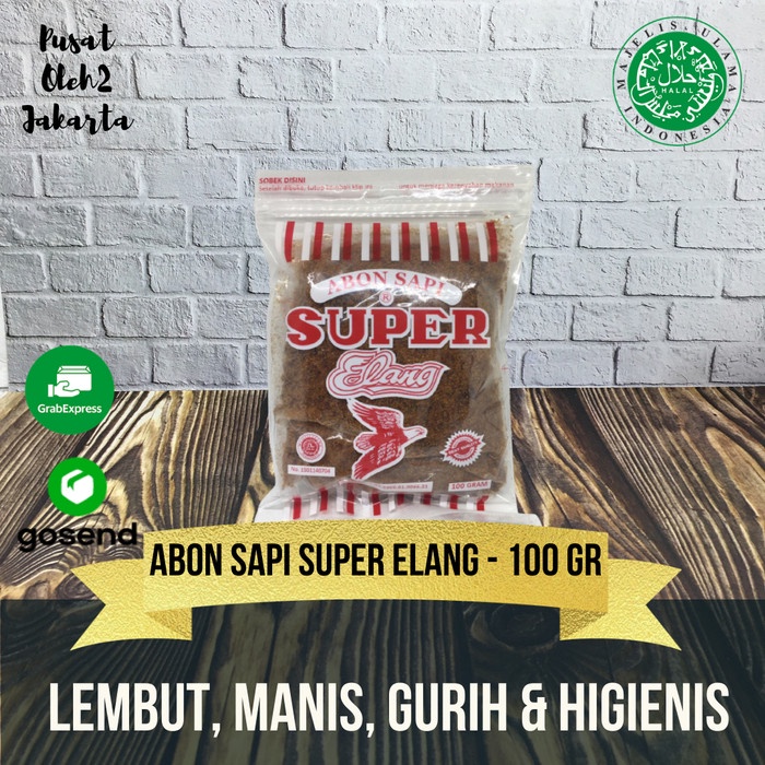 

vf501ge Abon Daging Sapi Asli Super Cap Elang 100 Gram Best Seller Promo - Manis Dscscv