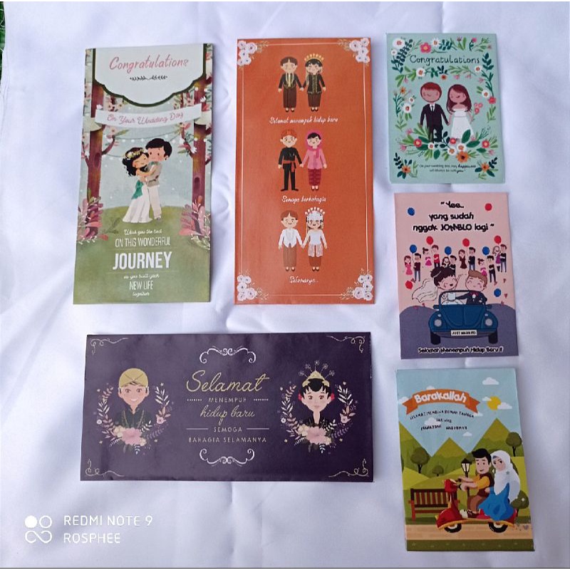 

Amplop Wedding Amplop Angpau Pernikahan Motif Unik