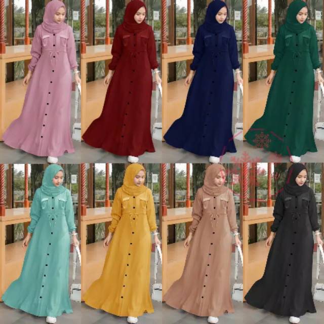 Gamis Maxi Guenesa Shopee Indonesia