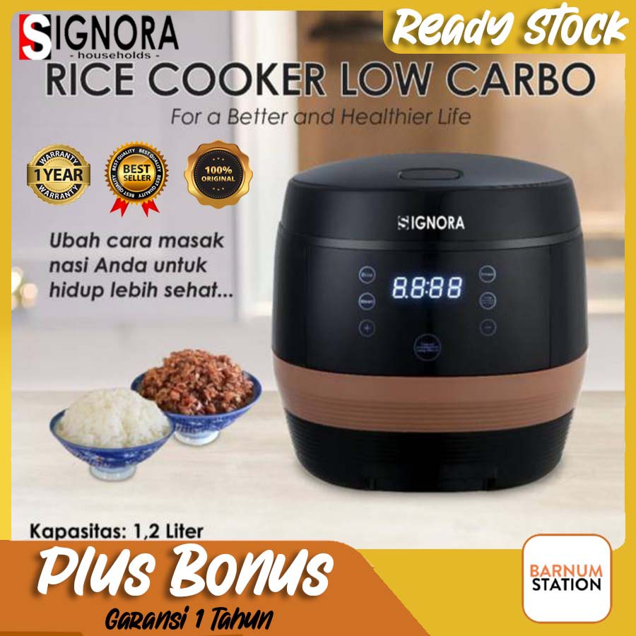 RICE COOKER LOW CARBO SIGNORA + EXTRA BONUS