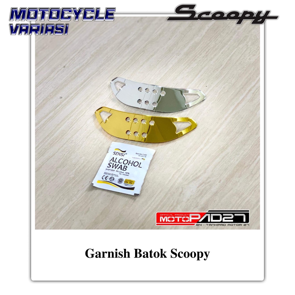 Garnish Batok Scoopy Garnis Scoopy 2022 Garnish Mahkota Scoopy