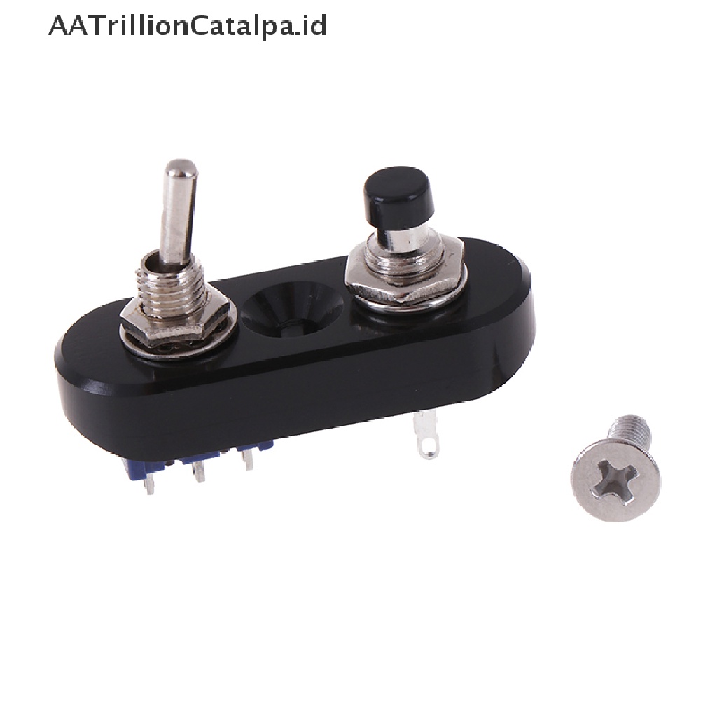 (AATrillionCatalpa) Saklar on-off Lampu Sein / Klakson Bahan CNC Untuk Stang Motor