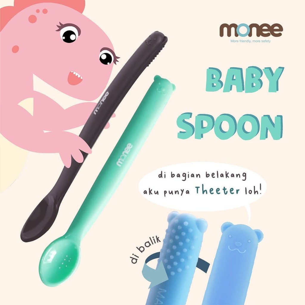 Monee Silicone Baby Spoon