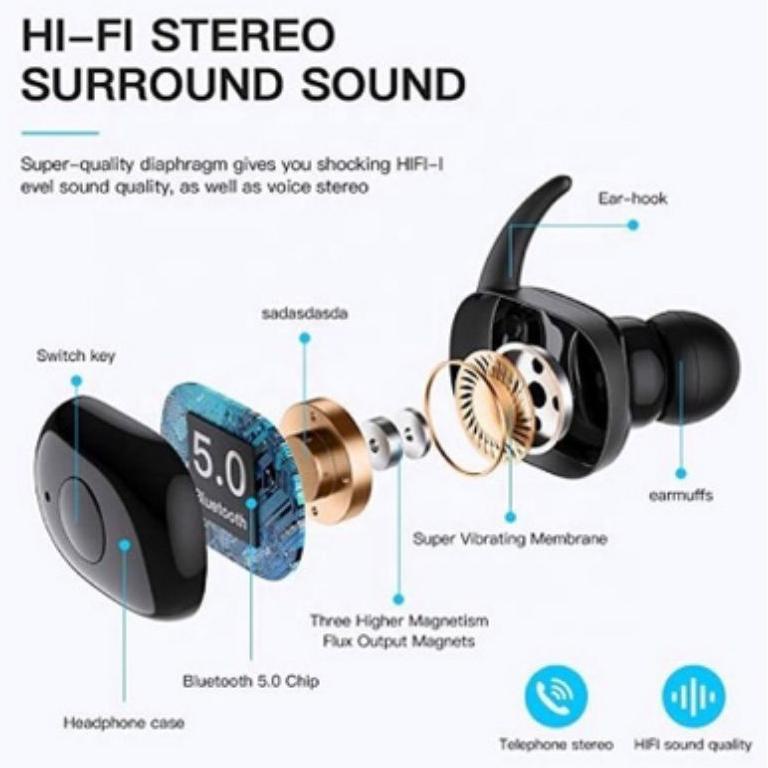 (V1K4) ORIGINAL HEADSET BLUETOOTH JBL TWS 4 WIRELESS EARPHONE ISI 2PCS L-R //Ready@melimpah
