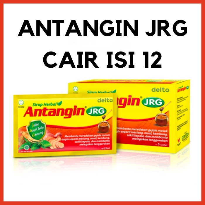 Antangin Cair Original Isi 12 Sachet Antangin JRG CairMasuk Angin