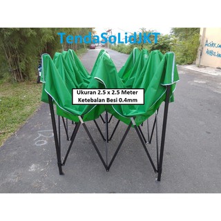Tenda Lipat Ukuran 2 5x2 5 Ketebalan Besi 0 4 MM Shopee Tenda Lipat Ukuran 2 5x2 5 Ketebalan Besi 0 4 MM Shopee
