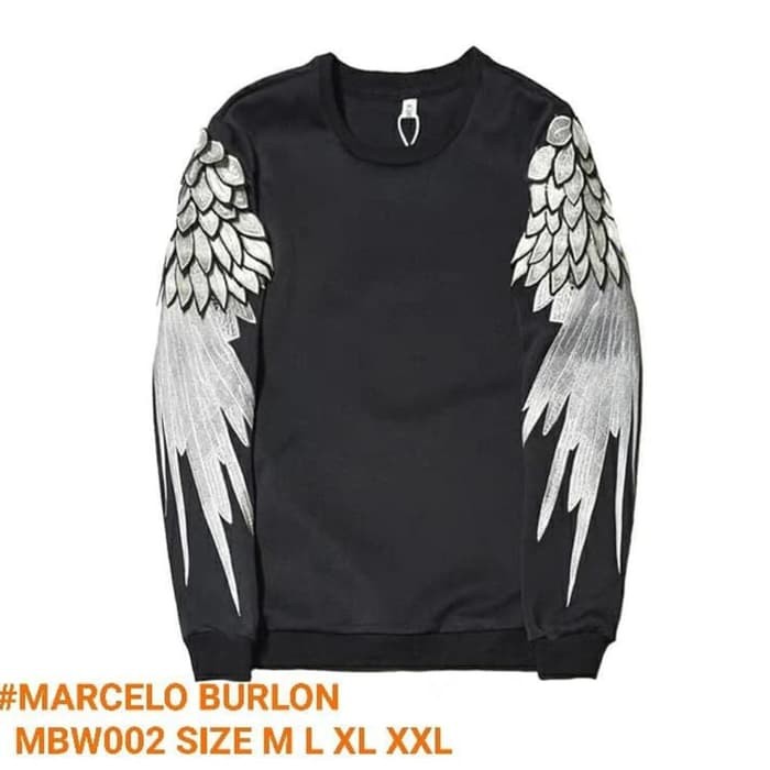 sweater Mercelo Burlon premium Original Quality / unisex