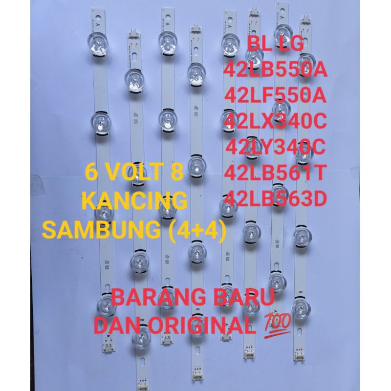 BACKLIGHT LED TV LG 42LF550A LAMPU LED LG 42LB550A BL LG 42LF550A