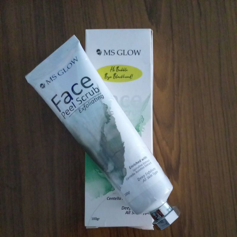 [PRELOVED] Face Peel Scrub MS Glow (Kemasan Lama)