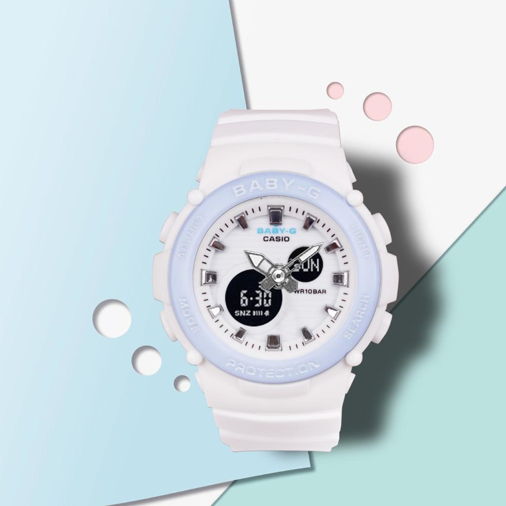 TAHAN AIR   JAM TANGAN WANITA BABY-G CASIO BGA 270 DUAL TIME / JAM TANGAN WANITA TERBARU