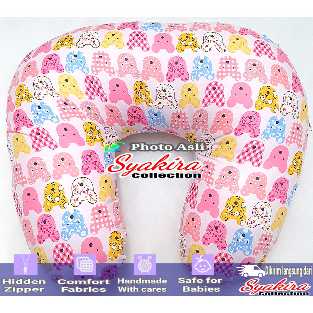 Sarung Bantal Menyusui Cacat Pabrik / Habisin Motif Lama