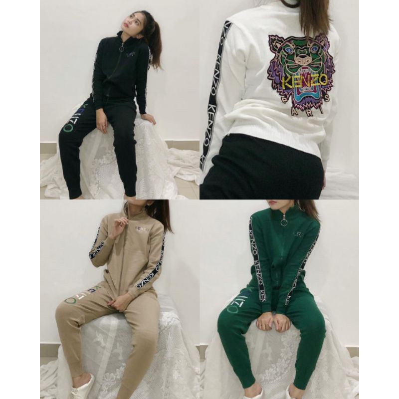 set kenzo rajut setelan platinum import