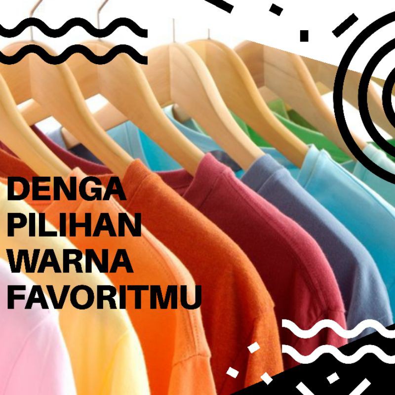 kaos polos catton combed 30s