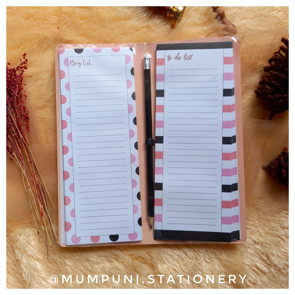 

To Do List Set and Pencil