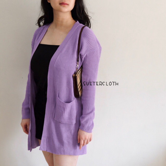 CARDIGAN RAJUT WANITA /LONG CARDIGAN RAJUT KOREA/KARDIGAN RAJUT TERBARU/KARDIGAN RAJUT BELLE