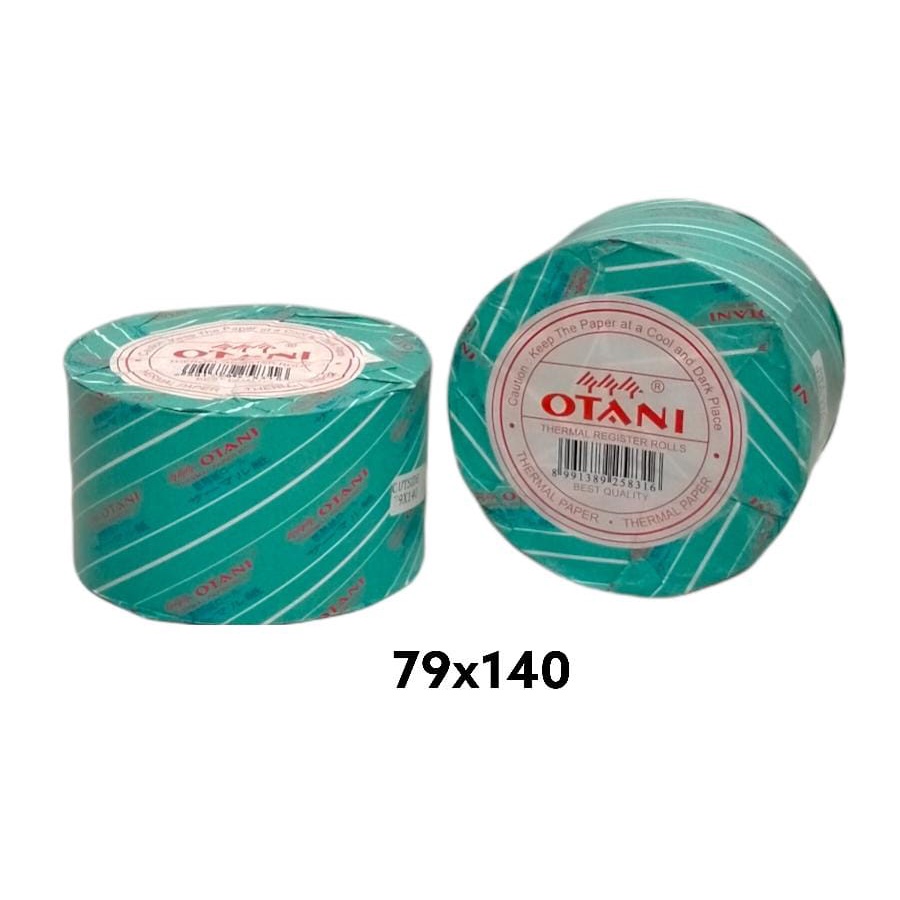 

KERTAS STRUK TERMAL 79X140 ROLL BESAR THERMAL PAPER OTANI