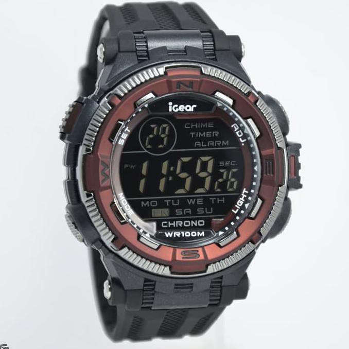 JAM TANGAN ORIGINAL IGEAR I21 BEST QUALLITY WARRANTY 2 YEARS