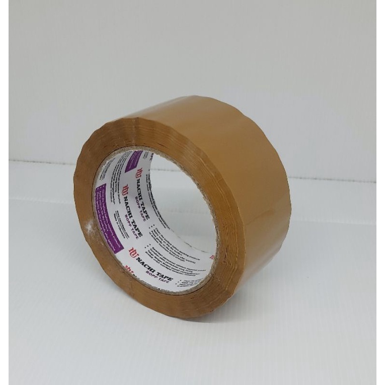 

Lakban isolasi selotip coklat nachi tape packing murah lebar 50mm