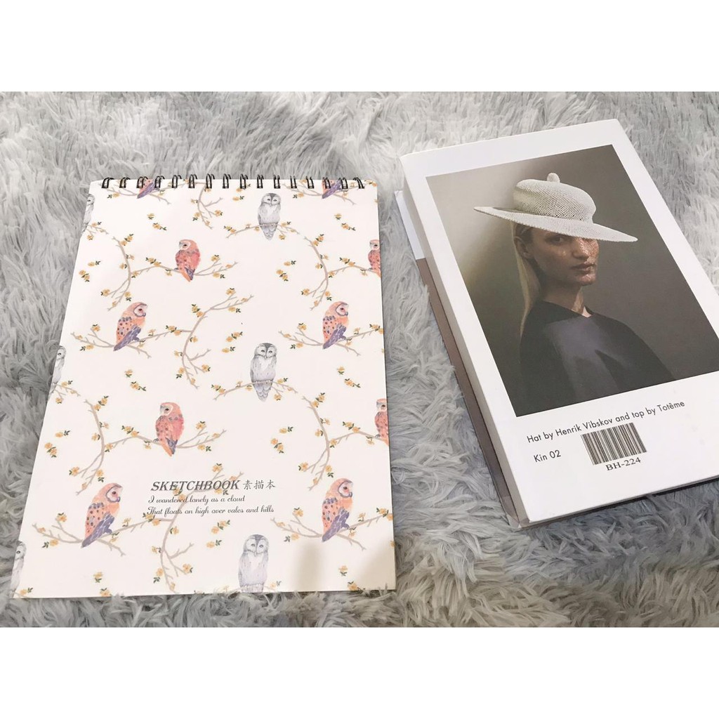 Sketchbook / BUKU GAMBAR / BUKU SKETSA / BUKU MELUKIS-Owl