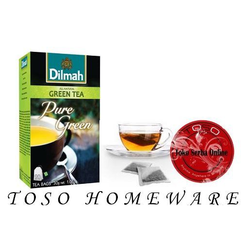 

Teh Dilmah No Envelope 20 sachet Pure Green Dilmah Tea