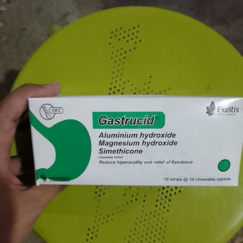 Gastrucid® Tablet (Obat Mual, Nyeri Lambung, Nyeri Ulu Hati,