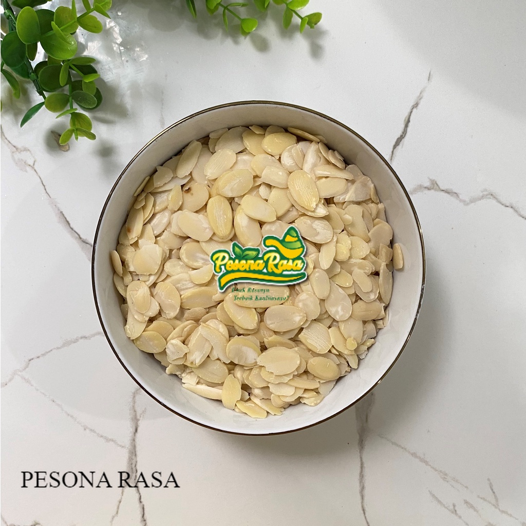 Jual Promo Kacang Almond Slice Mentah Premiumorganic Raw Slice Almond 1 Kg Halal Shopee 7951