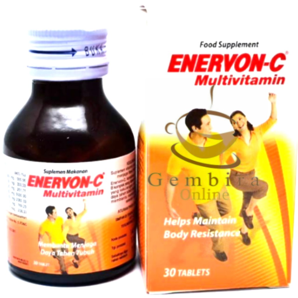 Enervon C Multi Vitamin Isi 30 Kapsul