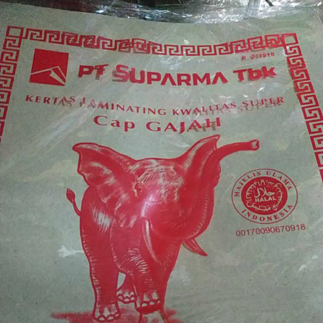 Kertas Minyak Pembungkus Nasi Cap Gajah Ungu