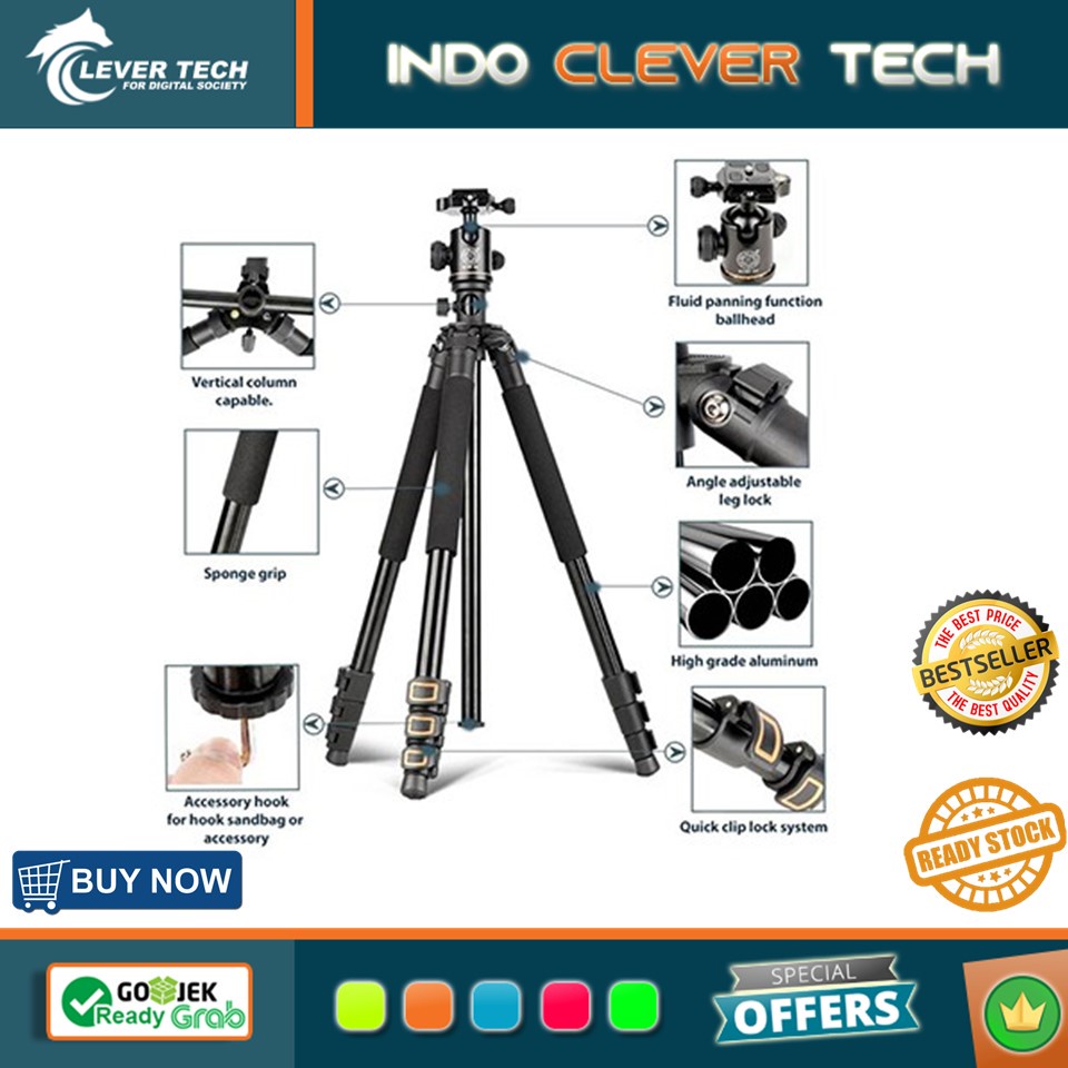 Beike Q-298H Tripod Horizontal With Ballhead