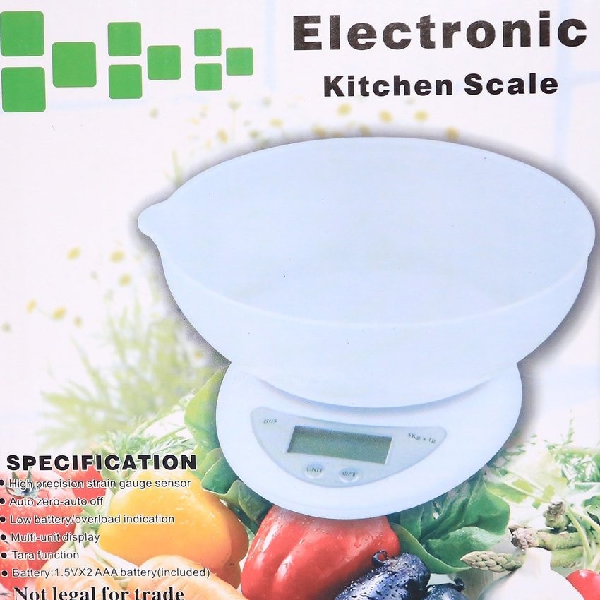 Timbangan Dapur Digital Mangkok Electronic Kitchen Scale