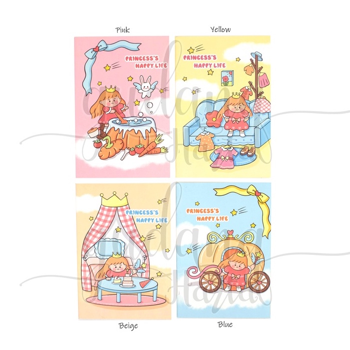 

GCC Notebook A5 Princess Happy Life Buku Catatan Tuan Putri GCC 308649