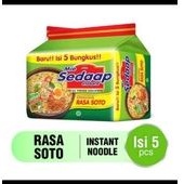 

MIE INSTAN SEDAP KUAH RASA SOTO / MIE SEDAP GORENG