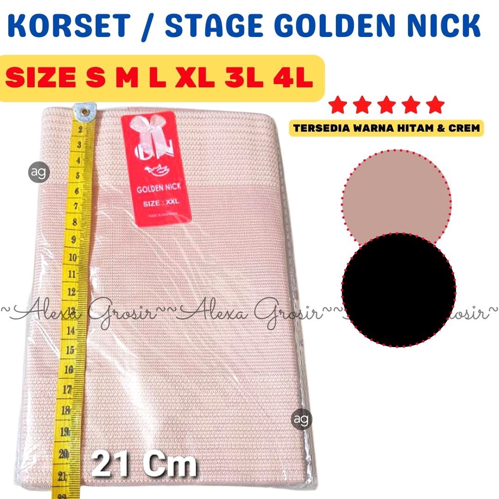 KORSET / STAGEN GOLDEN NICK YUTIND 122 TANPA TULANG