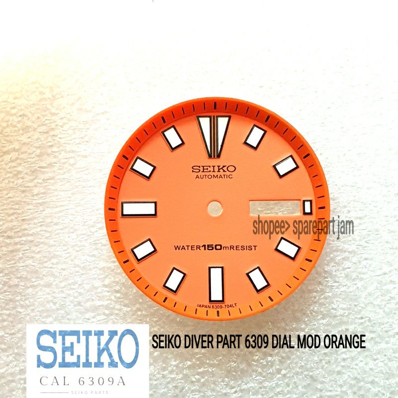 New Orange Dial Seiko Diver 6309 729a,729 High Quality