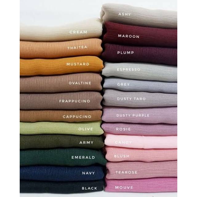 Jilbab segi empat Cornskin Premium Jahit Tepi/ Jilbab Serat Jagung / CORNSKIN-4